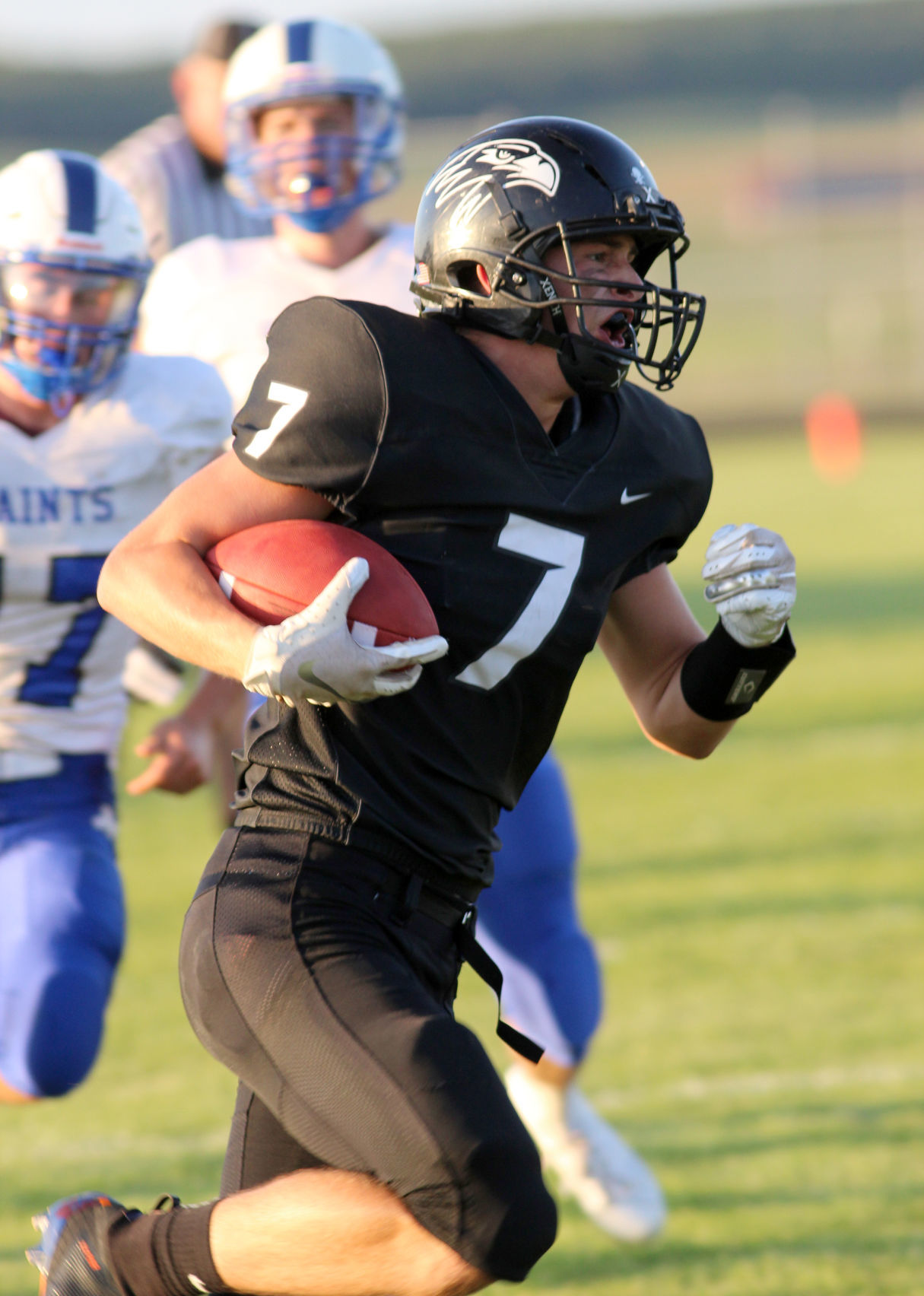 Saint Croix Falls at Bloomer football 8-23-19